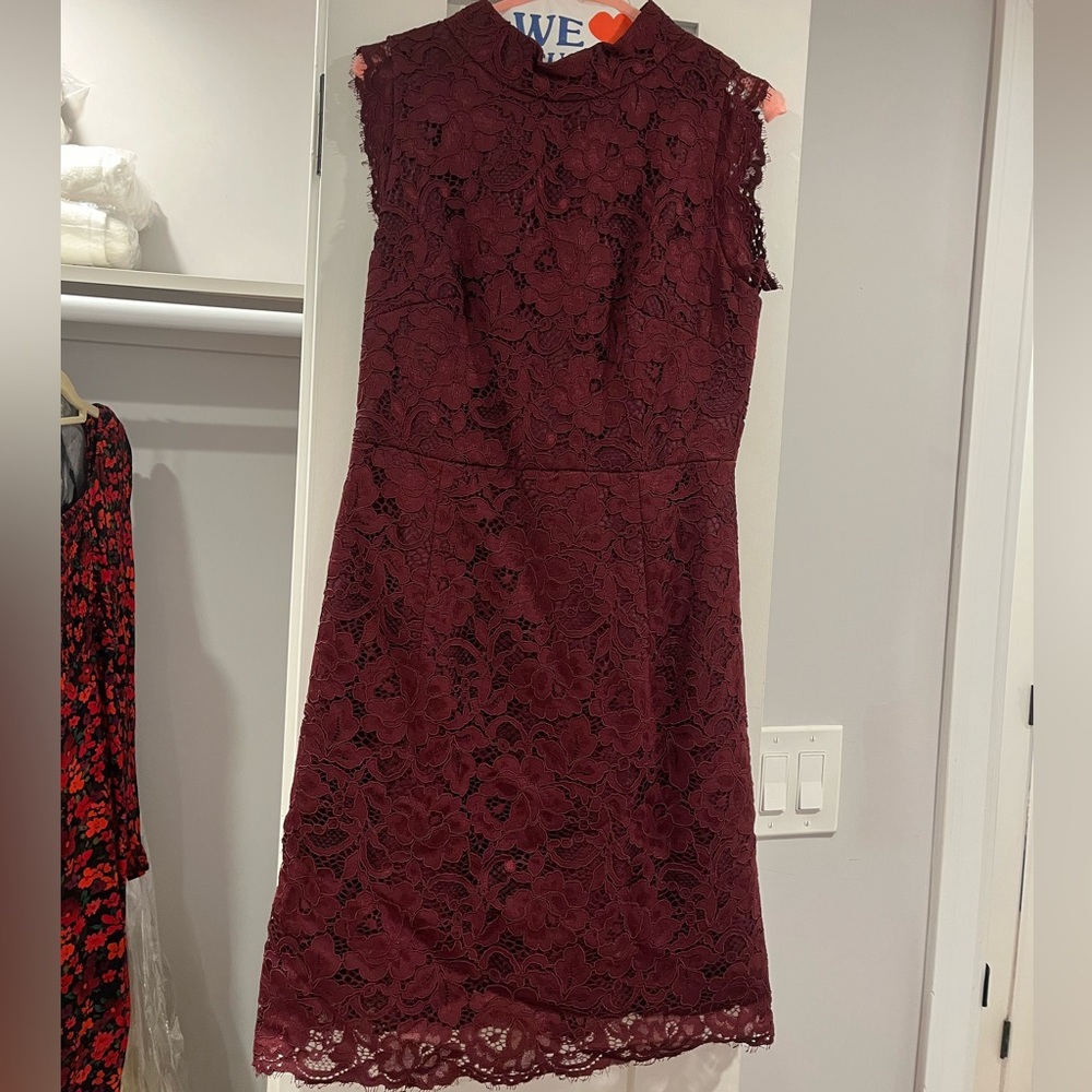 High neck floral Ted Baker dress